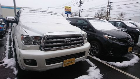 東北　宮城　仙台　雪　フレックスドリーム　セコイア　シエナ　USトヨタ　SUV　ミニバン